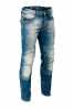 Prodám nové pánské džíny na motorku, velikost 34 a 36.

Kalhoty značky PROmo jeans mají podšití Twaronem (aramidové vlákno jako kevlar, ale navíc je prodyšné). Kyčle a kolena kryjí odnímatelné CE chrániče Knox. Kalhoty splňují bezpečnostní normu EN 13595-2 – 13595-4, jsou navrženy, vyrobeny a testovány v Itálii.

Popis kalhot:
- italský design i výroba
- kalhoty připraveny pro Zero-shock chrániče na bocích, vyjímatelné, splňující EN 13595-2 – 13595-4
- zadní kapsa uzavíratelná na druk
- zadní horizontální poutko pro sepnutí s bundou
- anatomicky tvarovaná kolena
- PU – pěnové kolenní chrániče splňující CE 1621-1 (vyjímatelné a nastavitelné zvenku)
- stylový vzhled moderních džínů