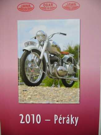 Motocyklový kalendář Jawa - Péráky 